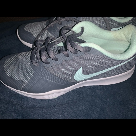 Nike Shoes - Nike Shoes. Gray and Green. Size 6.5. Like new.